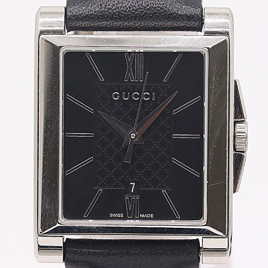 Gucci Box Timeless Rectangle 138.5 Quartz Black Dial Watch