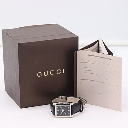 Gucci Box Timeless Rectangle 138.5 Quartz Black Dial Watch — view 5