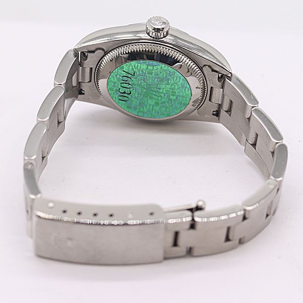 Rolex Box with Frame Oyster Perpetual Automatic Winding Blue Dial Watch — view 4