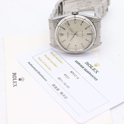 Rolex And Oyster Precision Manual Winding Silver Dial Watch — view 7