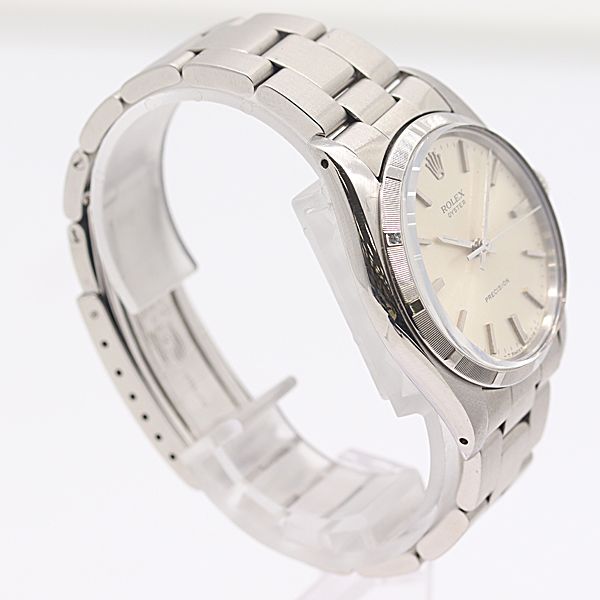 Rolex And Oyster Precision Manual Winding Silver Dial Watch — view 2
