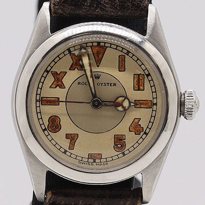 Rolex Oyster Manual Winding Beige Dial Watch Mtm