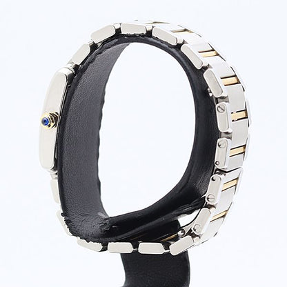 Cartier Tank Francaise SM Yg SS Quartz Ivory Dial Watch Mtm — view 3