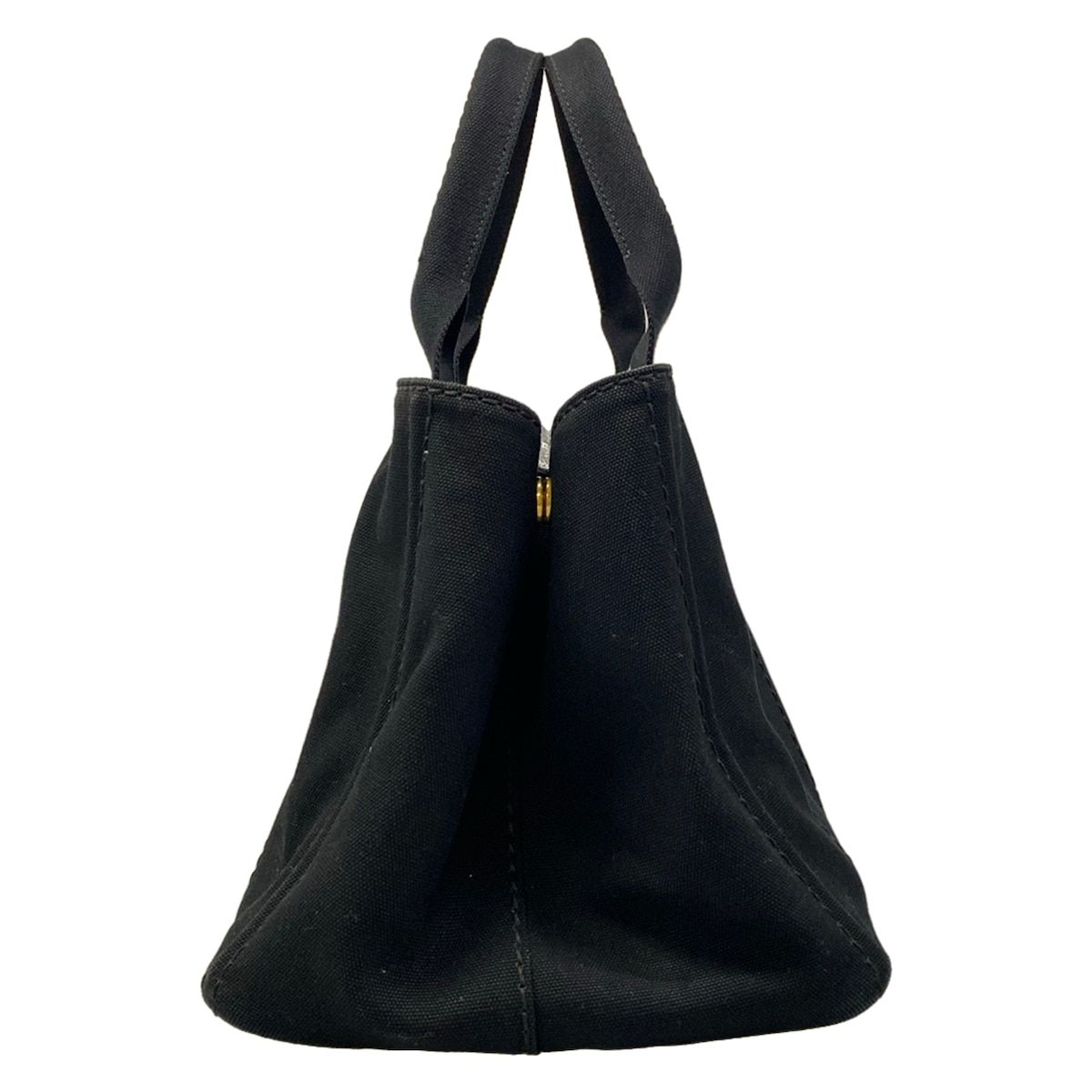 Prada Tote Canapa Black Beige — view 4