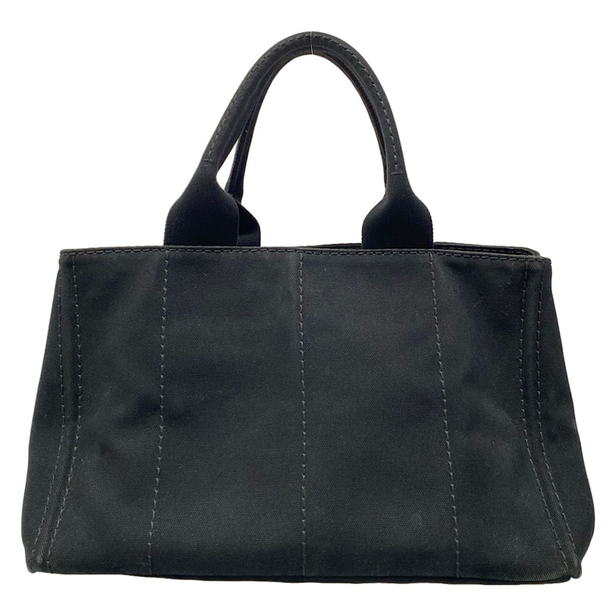 Prada Tote Canapa Black Beige — view 3