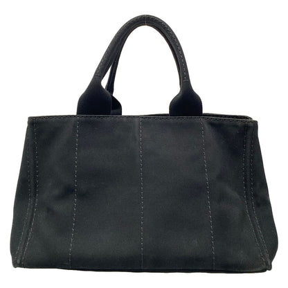 Prada Tote Canapa Black Beige — view 3