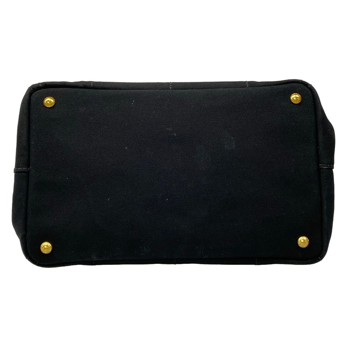 Prada Tote Canapa Black Beige — view 5