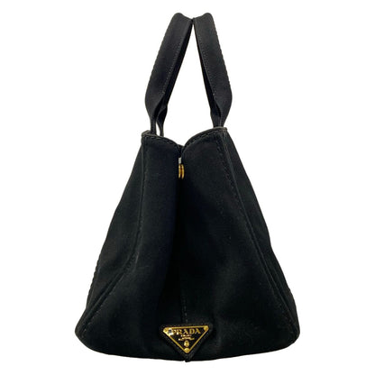 Prada Tote Canapa Black Beige — view 2