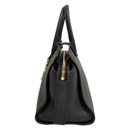 Saint Laurent Paris Handbag Baby Tote Downtown Black Leather — view 4