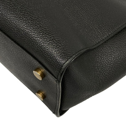 Saint Laurent Paris Handbag Baby Tote Downtown Black Leather — view 6