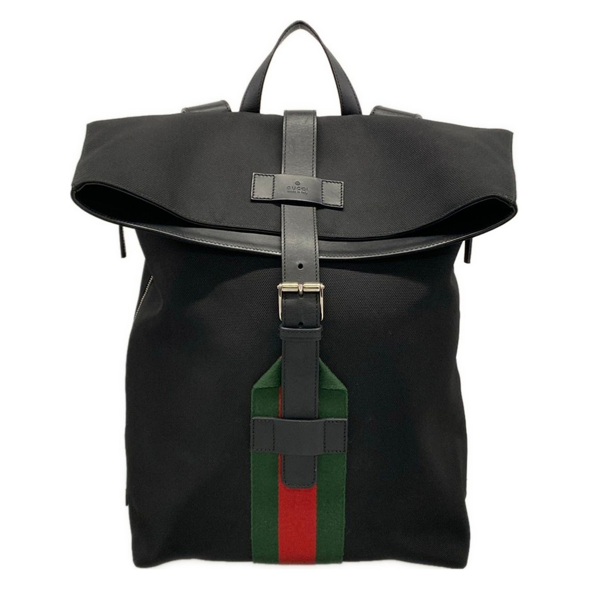 Gucci Sac Techno Canvas Backpack Black Red Green Sta Available