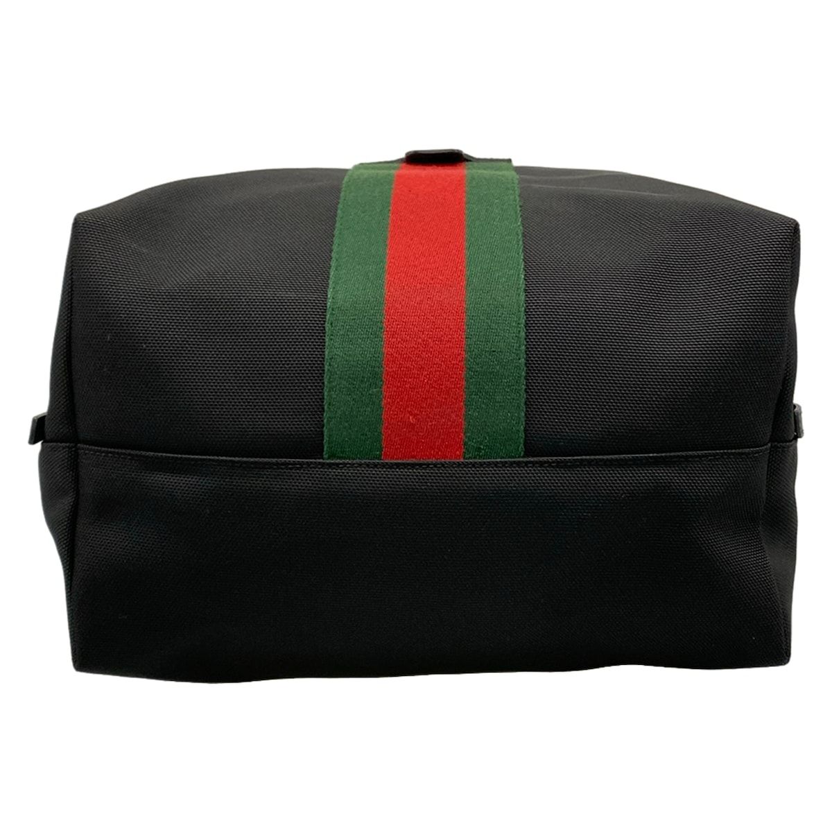 Gucci Sac Techno Canvas Backpack Black Red Green Sta Available — view 5