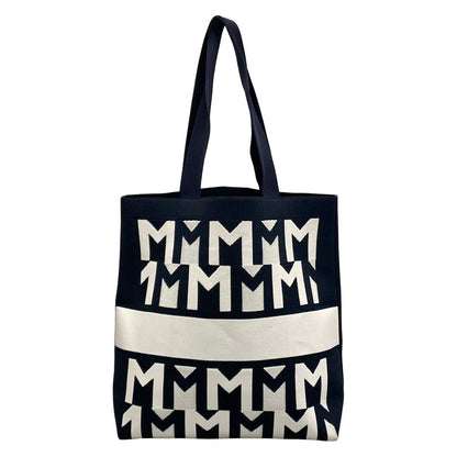 Moncler Tote Knit Navy White — view 3