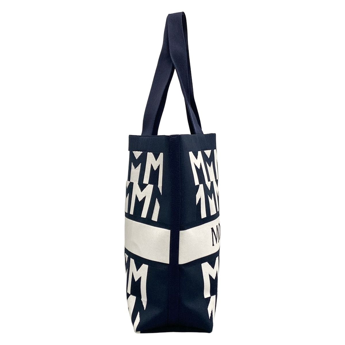 Moncler Tote Knit Navy White — view 2
