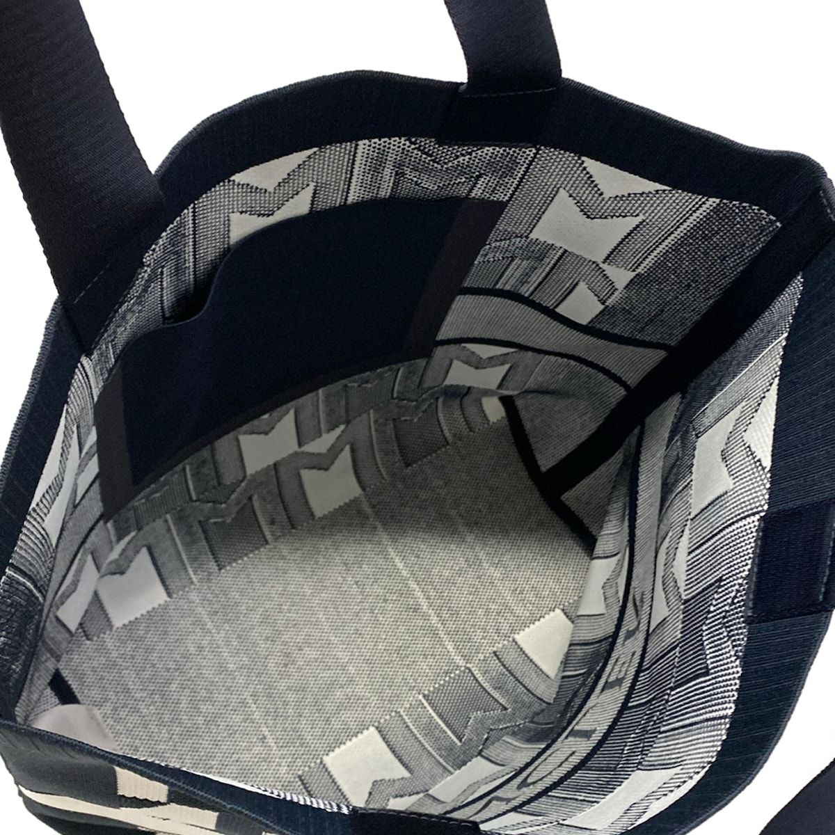 Moncler Tote Knit Navy White — view 7