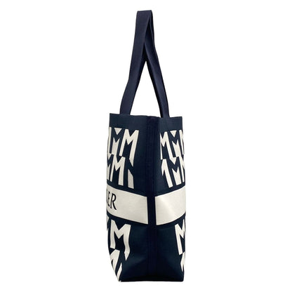 Moncler Tote Knit Navy White — view 4