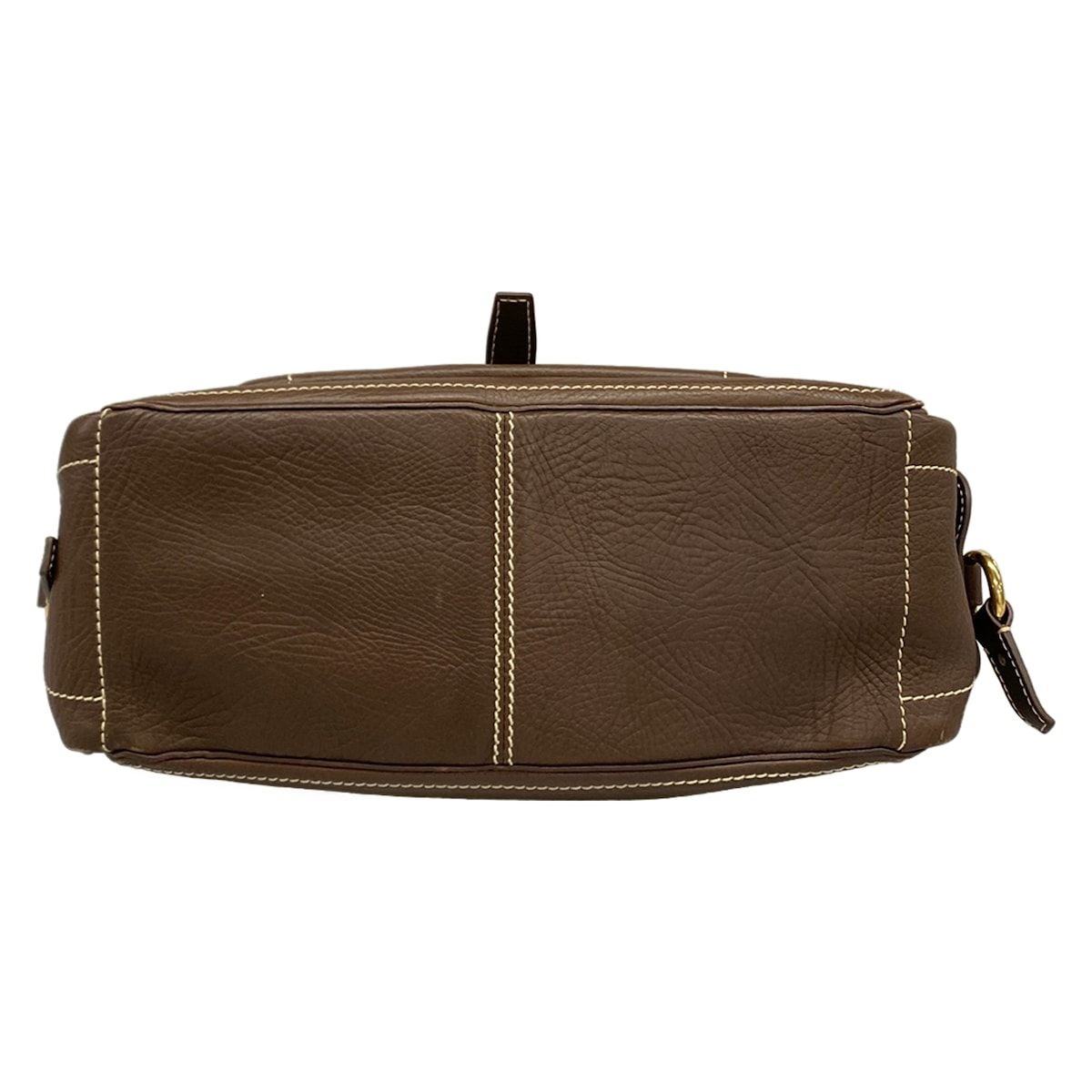 Celine Tote Boogie Dark Brown Leather — view 5