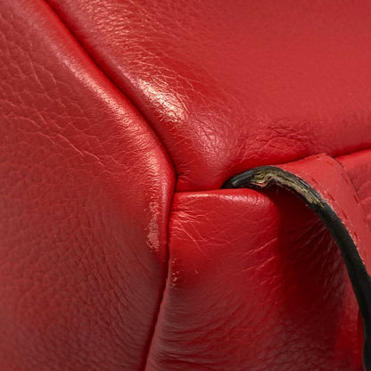 Fendi Sac Mini Backpack Red Studs Leather — view 6