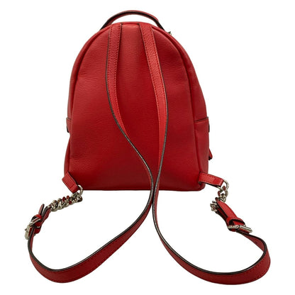 Fendi Sac Mini Backpack Red Studs Leather — view 3