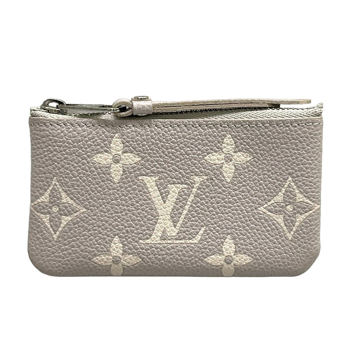 Louis Vuitton Coin Case Bicolor Monogram Empreinte Pochette Cles Brume Gray