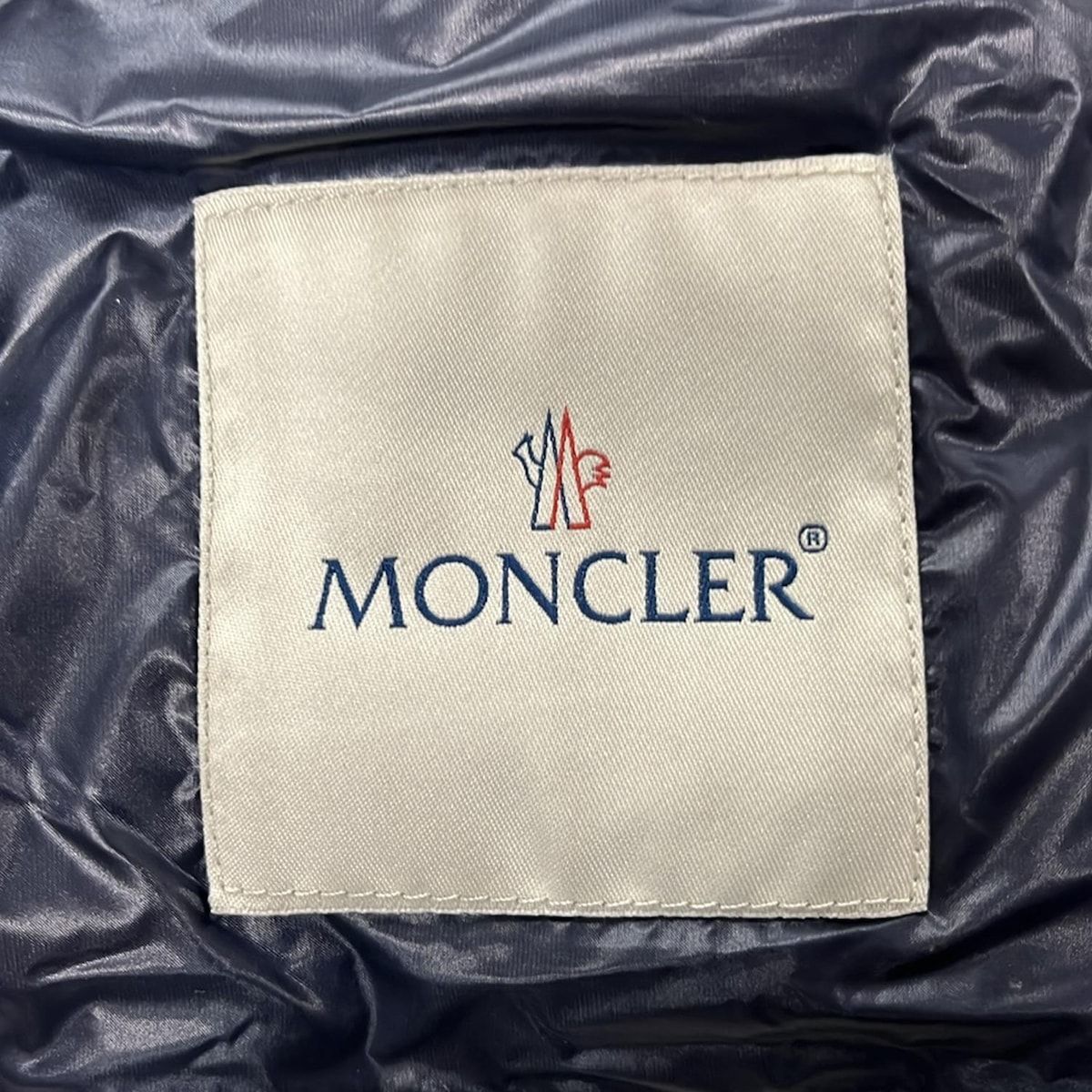 Moncler Down Jacket Coat 12 L Suyen Dark Navy Long Sleeve Zip Up Winter — view 3