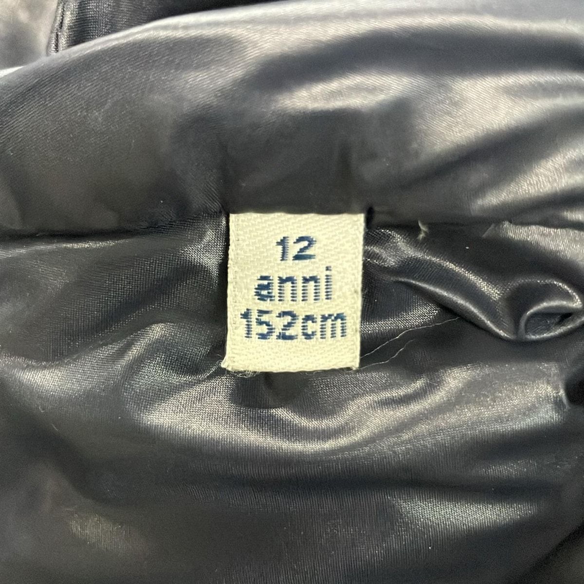 Moncler Down Jacket Coat 12 L Suyen Dark Navy Long Sleeve Zip Up Winter — view 5