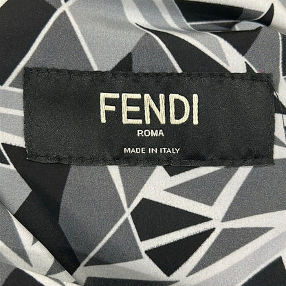 Fendi Coat 50 M Black Long Sleeve Reversible Bag Bugs Mon Star Spring Autumn — view 4