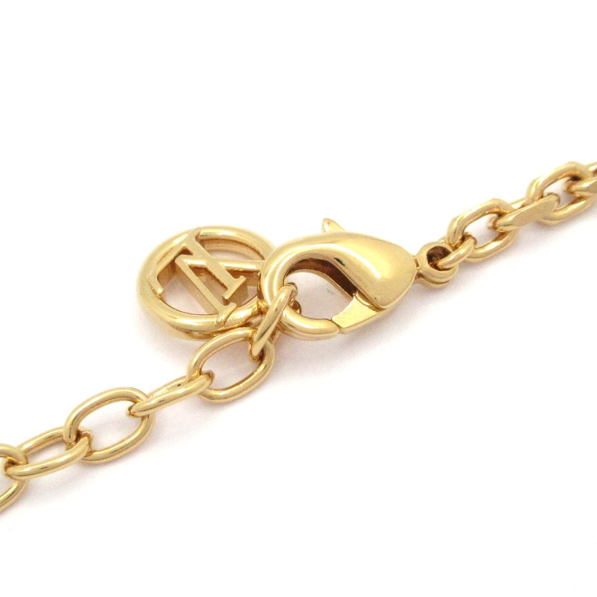 Louis Vuitton Necklace LV Signet Gold — view 4