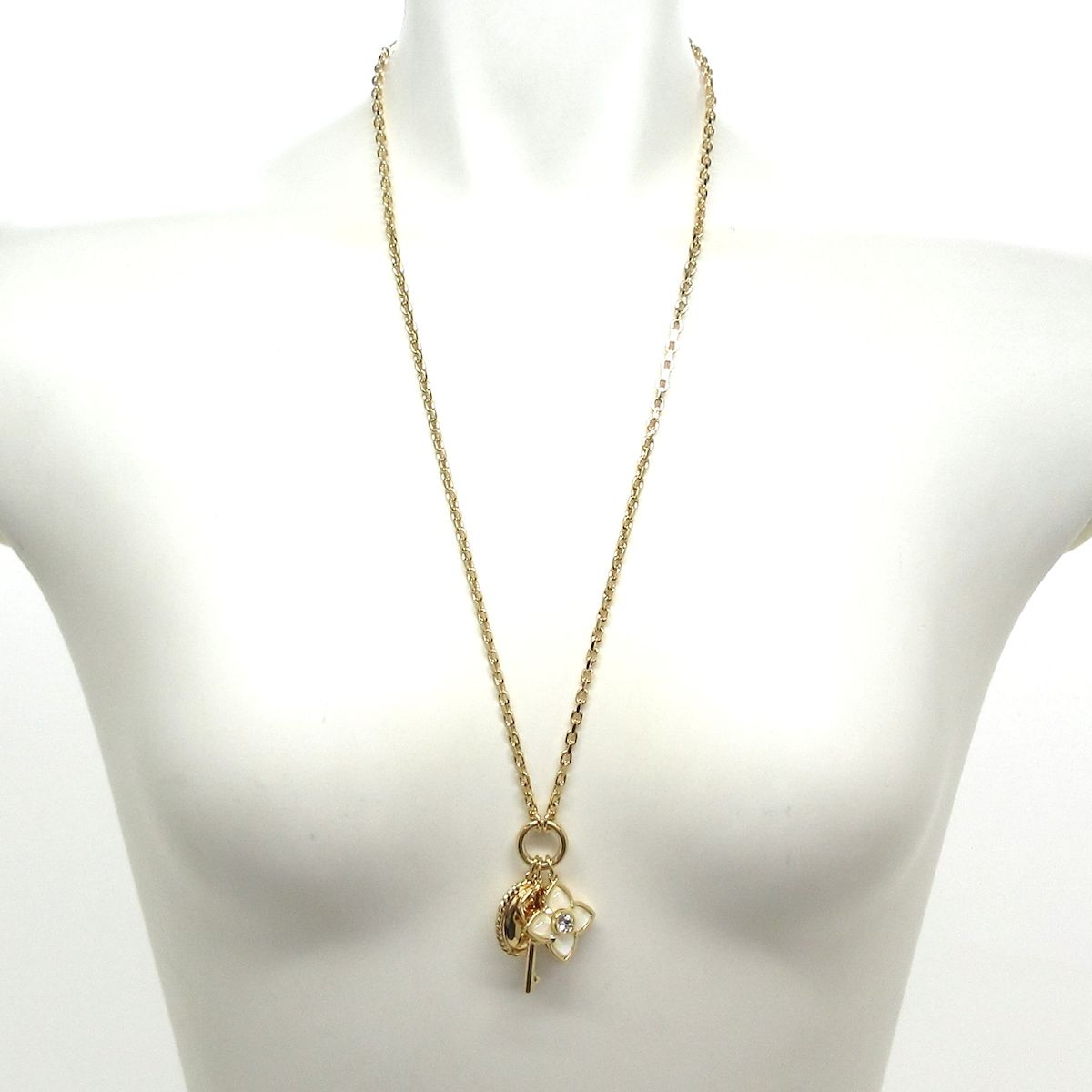 Louis Vuitton Necklace LV Signet Gold — view 2