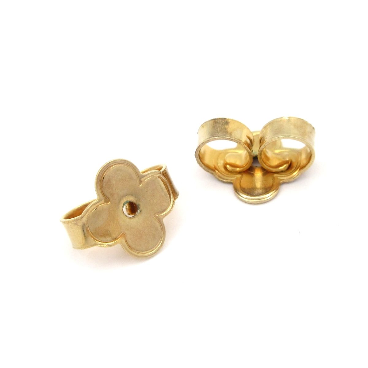 Louis Vuitton Earrings LV Signet Gold Silver — view 6