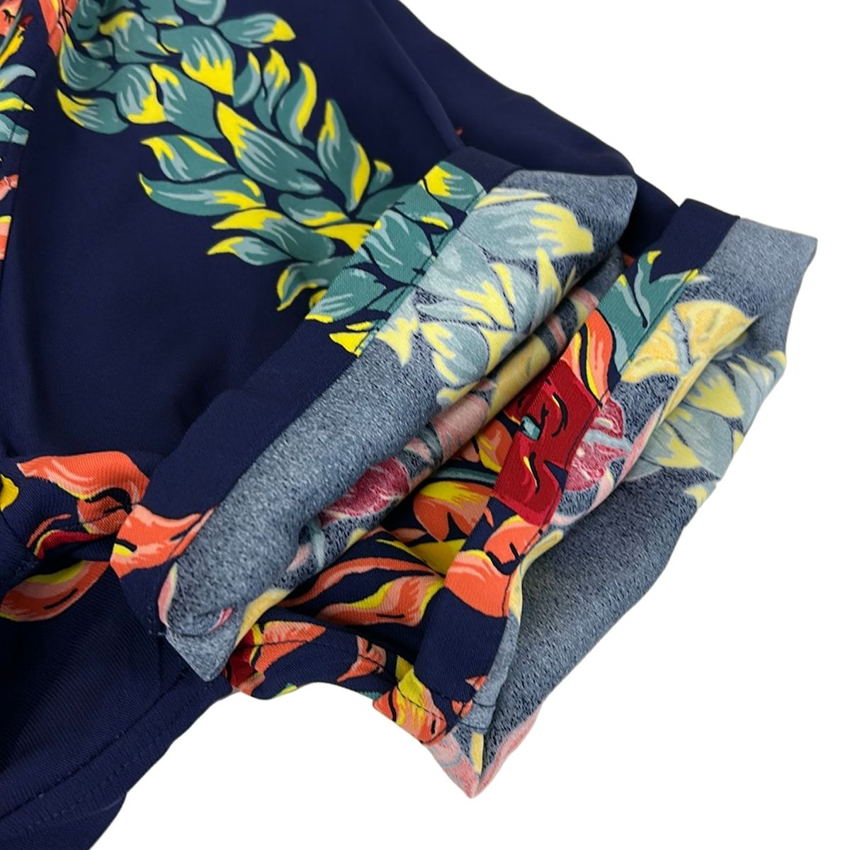 Louis Vuitton Short Sleeve Shirt S Neon Logo Aloha Navy Pink Multi Floral — view 7