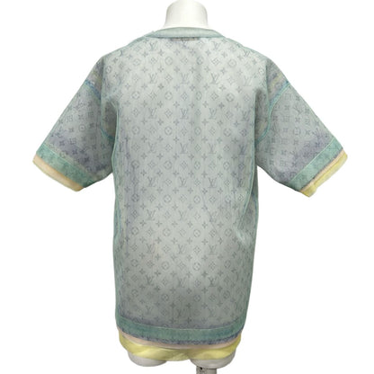 Louis Vuitton Short Sleeve T-Shirt XS Monogram Tulle Layered Ted Crew — view 2