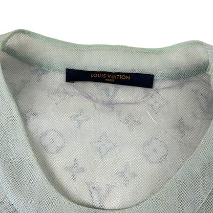 Louis Vuitton Short Sleeve T-Shirt XS Monogram Tulle Layered Ted Crew — view 8