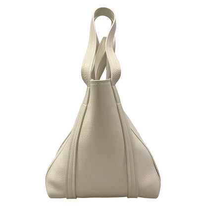 Balenciaga Tote Everyday 2.0 North South Small Shoulder Light Gray Leather — view 2