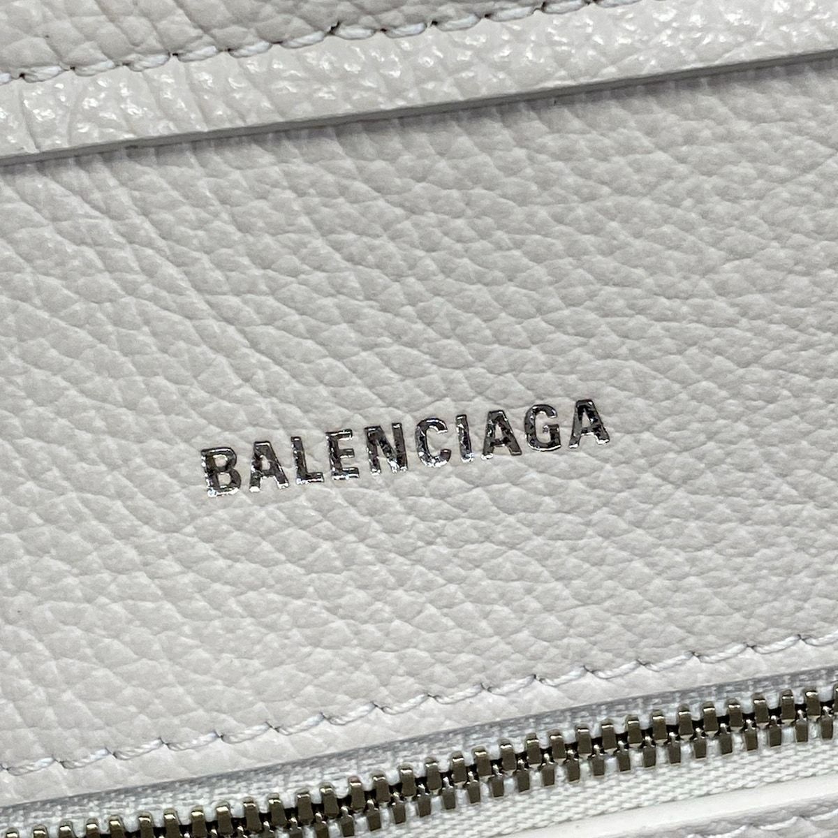 Balenciaga Tote Everyday 2.0 North South Small Shoulder Light Gray Leather — view 8