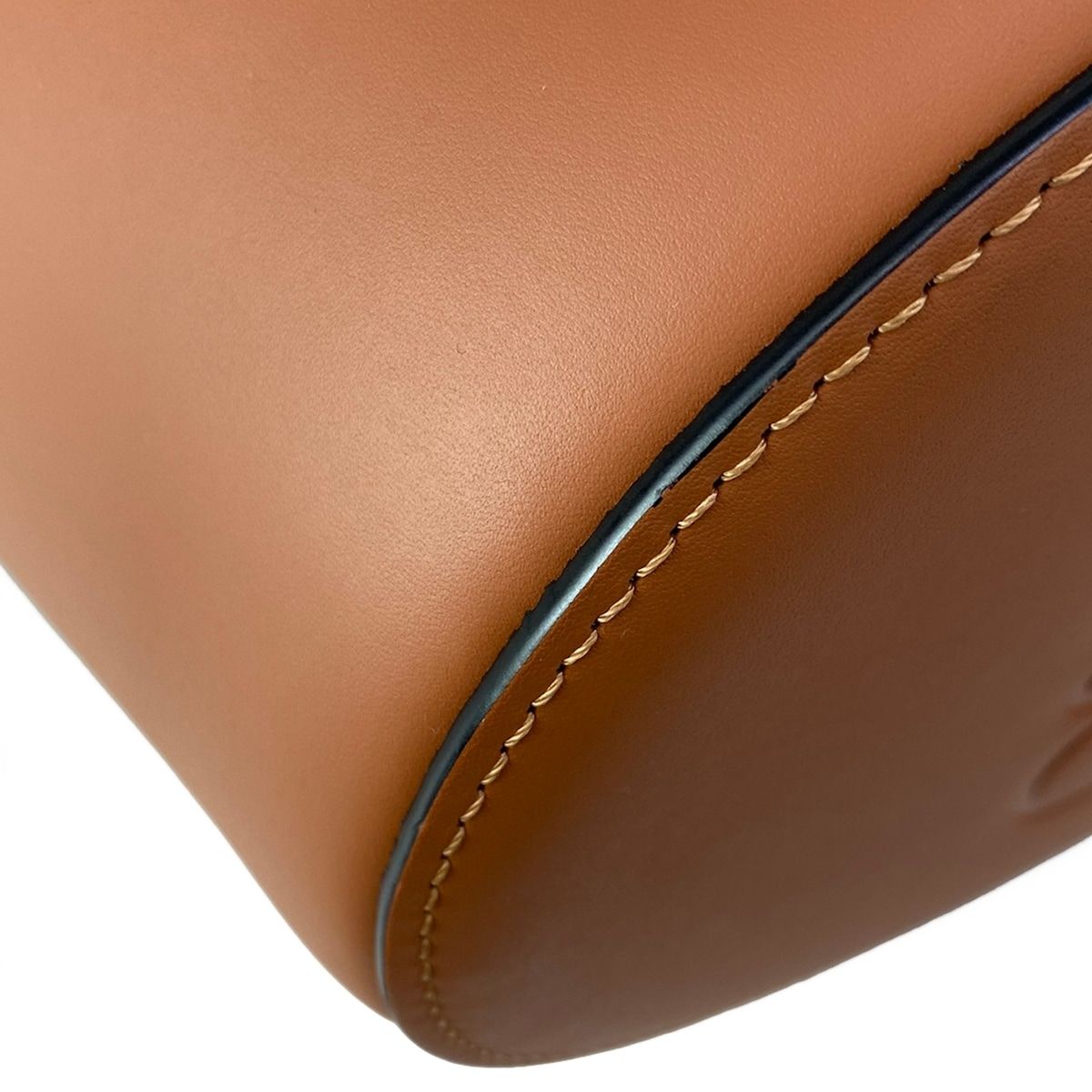 Loewe Shoulder Bag Balloon Large Black Brown 2-Way Drawstring — view 6