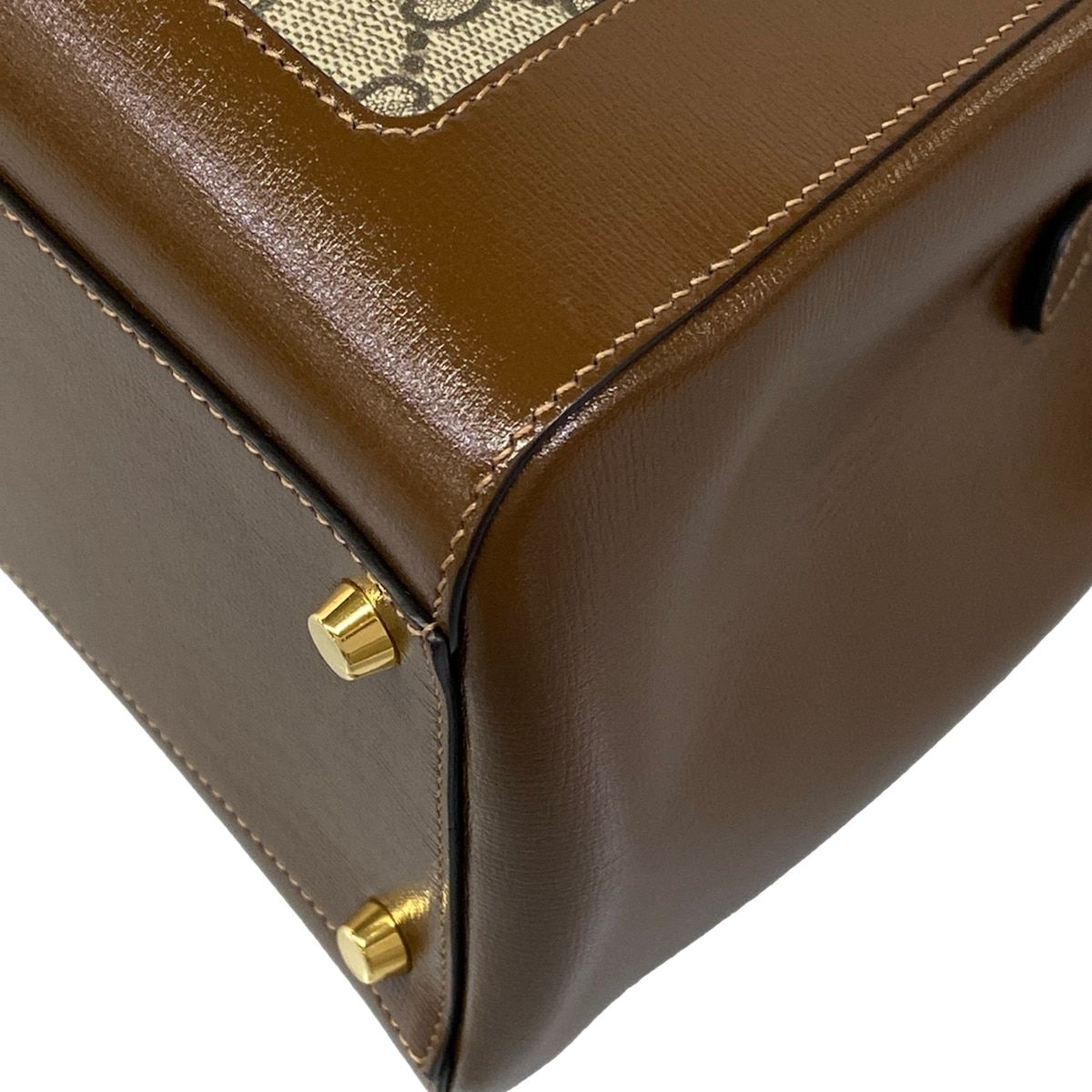 Gucci Tote Jackie Large Beige Dark Brown Multi Leather — view 6