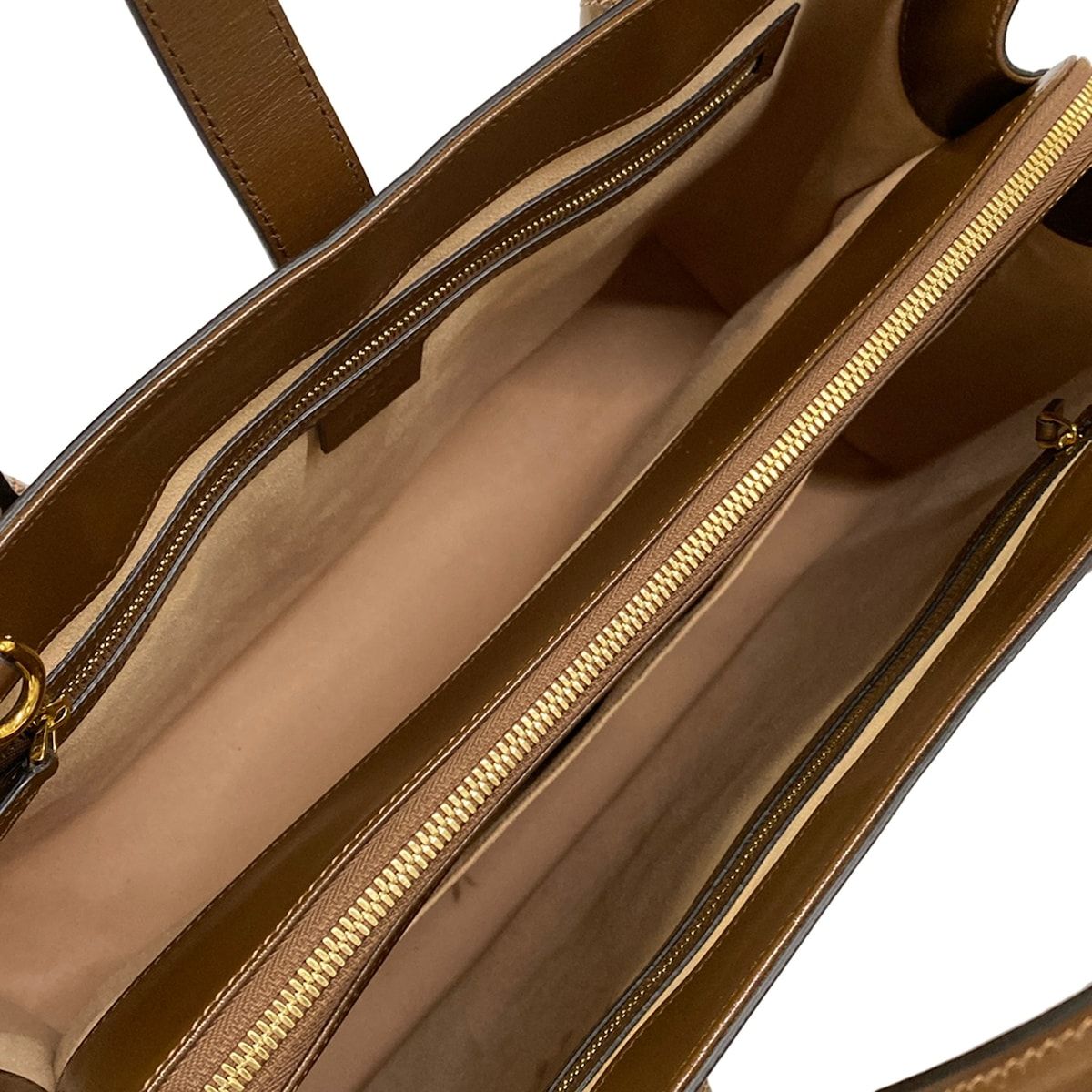 Gucci Tote Jackie Large Beige Dark Brown Multi Leather — view 7