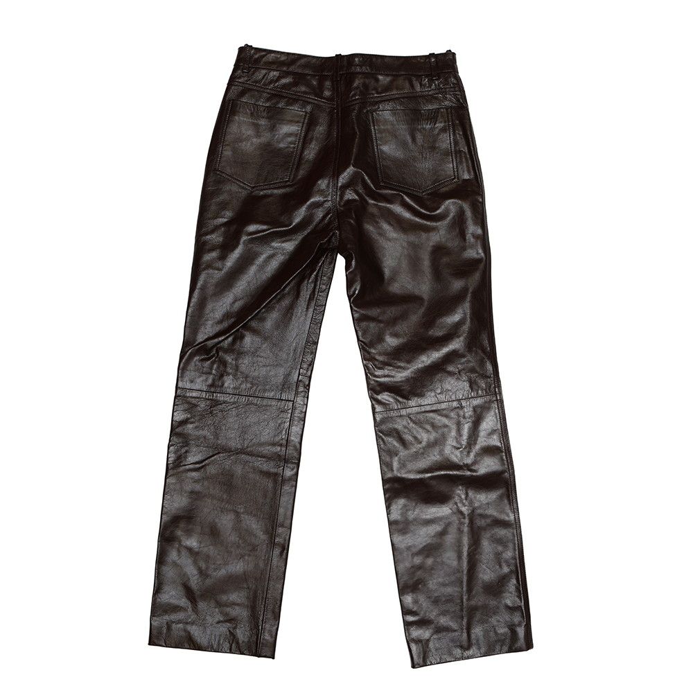 Gucci Pants Straight Leather Lambskin 46 — view 2