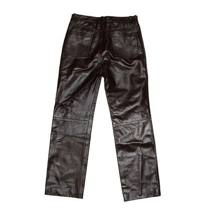 Gucci Pants Straight Leather Lambskin 46 — view 2