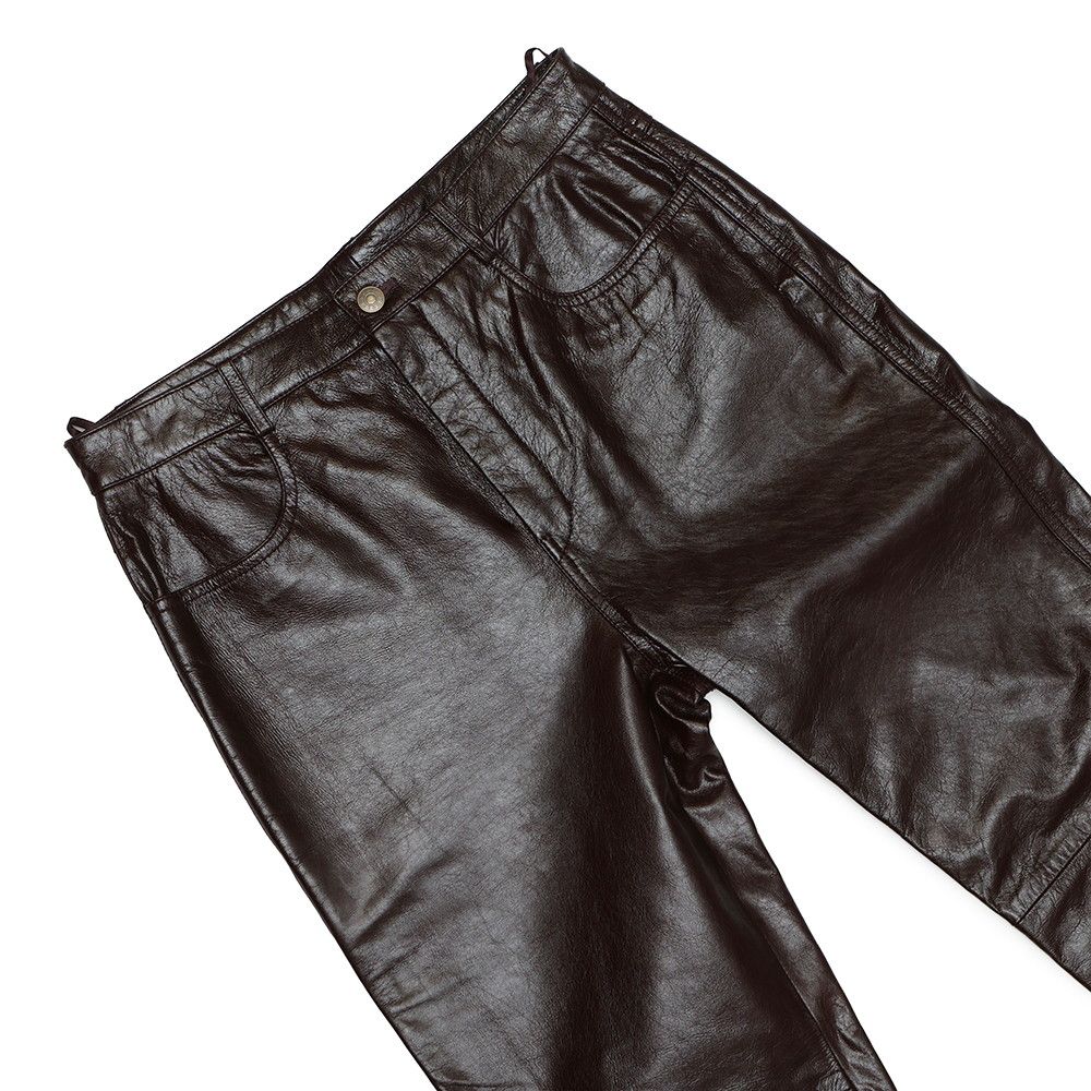Gucci Pants Straight Leather Lambskin 46 — view 3