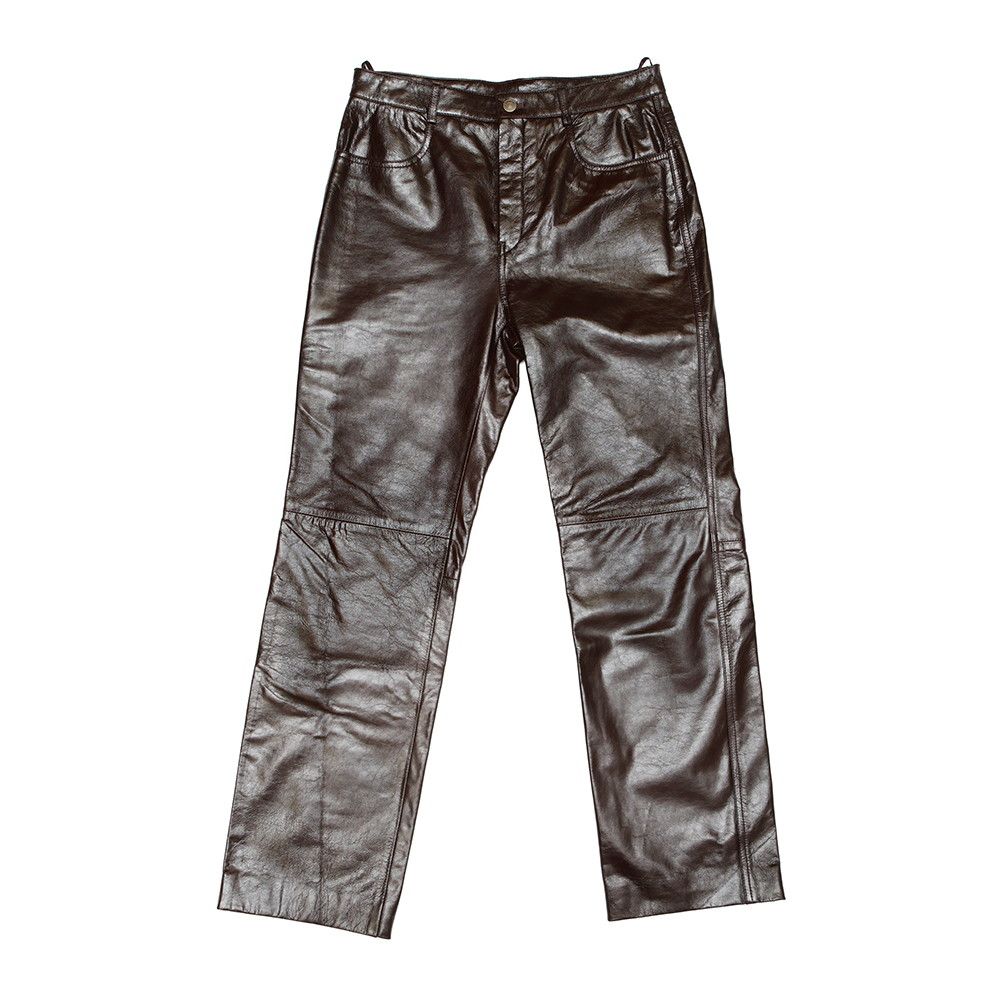 Gucci Pants Straight Leather Lambskin 46