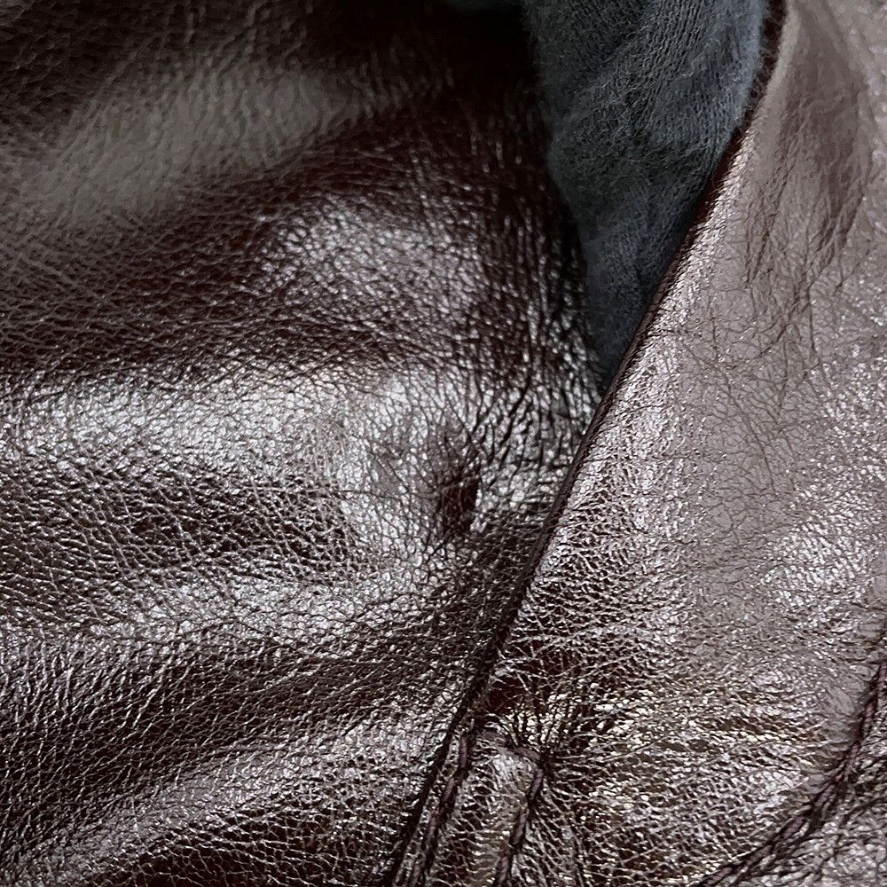 Gucci Pants Straight Leather Lambskin 46 — view 4