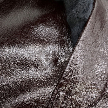Gucci Pants Straight Leather Lambskin 46 — view 4