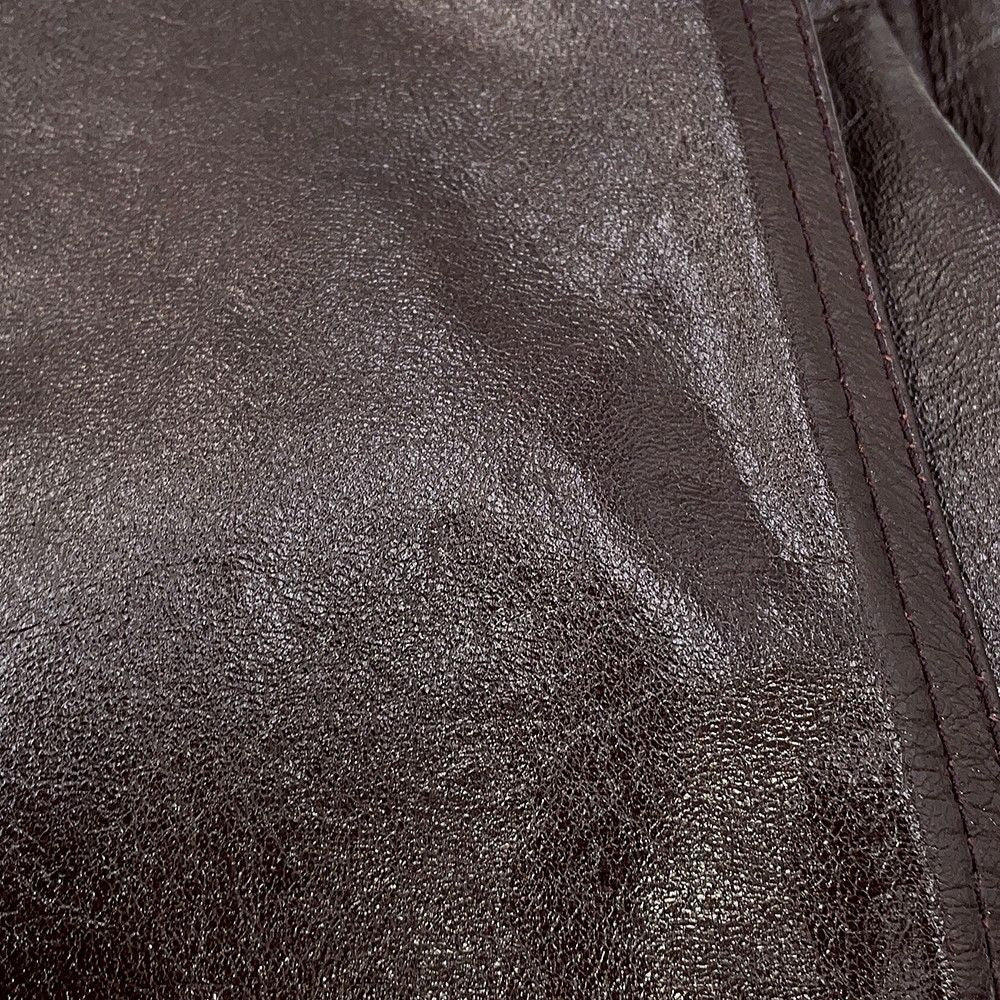 Gucci Pants Straight Leather Lambskin 46 — view 5