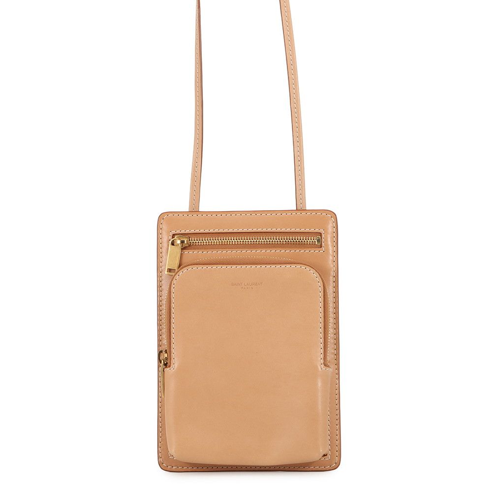 Saint Laurent Paris Shoulder Bag Leather Logo