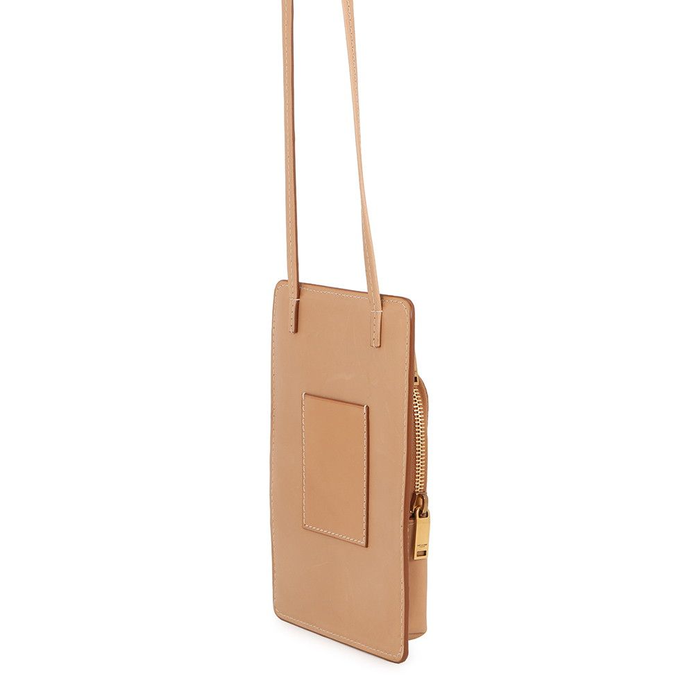 Saint Laurent Paris Shoulder Bag Leather Logo — view 2