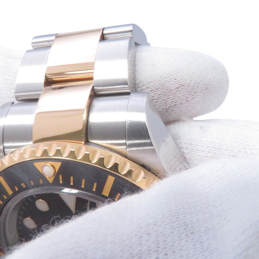 Rolex Sea Dweller SS 18k Yellow Gold Roulette Watch Black Dial — view 5