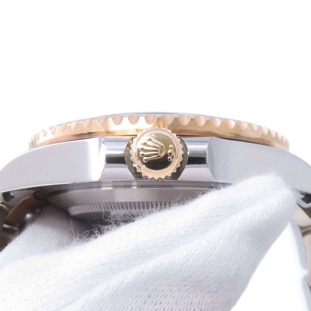 Rolex Sea Dweller SS 18k Yellow Gold Roulette Watch Black Dial — view 9