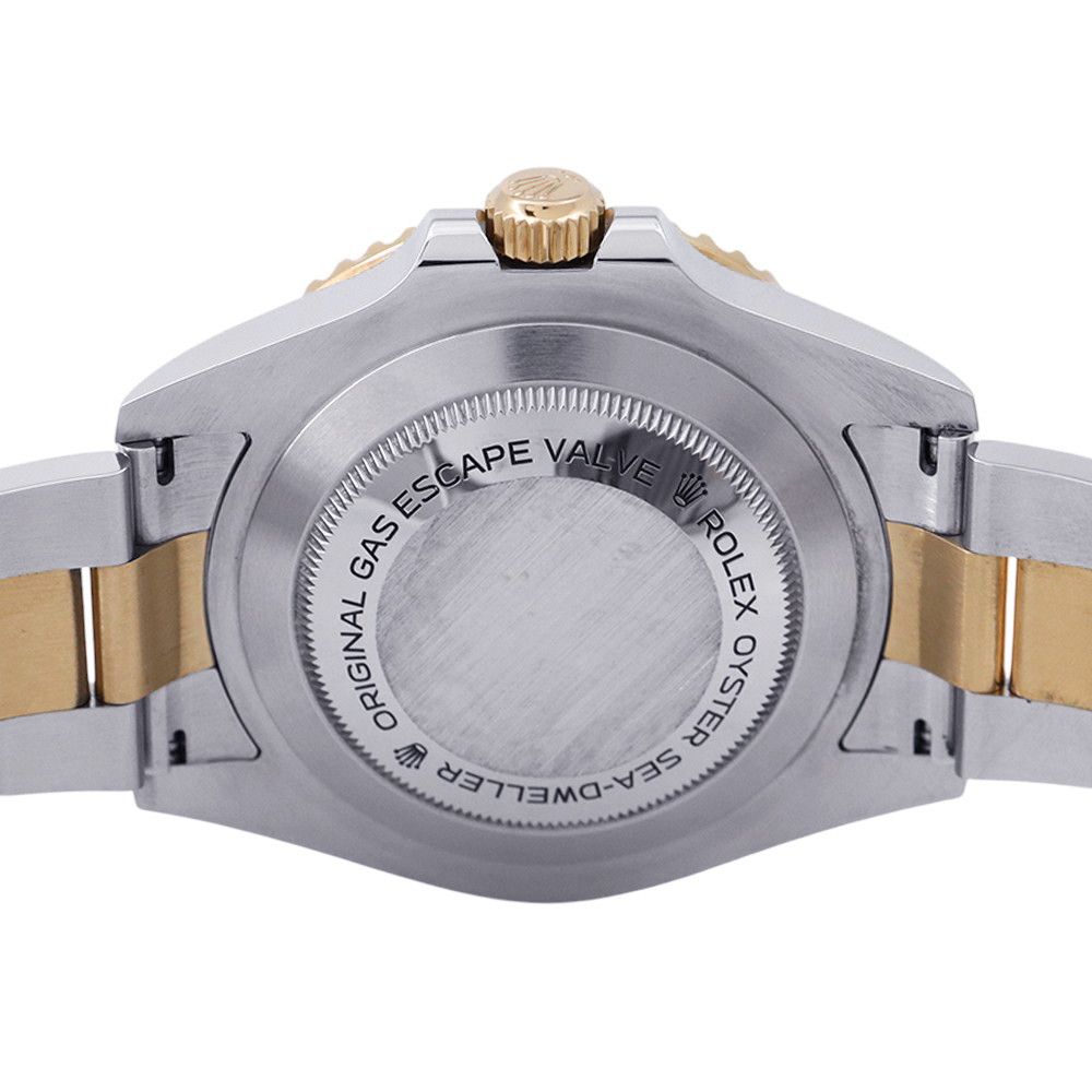 Rolex Sea Dweller SS 18k Yellow Gold Roulette Watch Black Dial — view 3